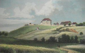 Stadtansichten_Schloss-Naumburg-um-1850