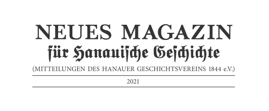 Neues Magazin für Hanauische Geschichte Ausgabe 2021